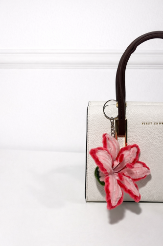 Pink medal key/bag