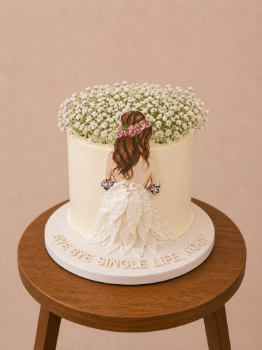 Bye Bye Single Life cake