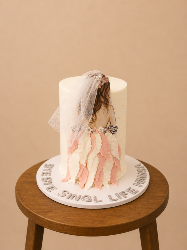 Bye Bye Single Life cake