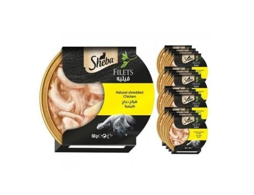 Sheba Cat Wet Food With Shredded Chicken- 16 Piece...