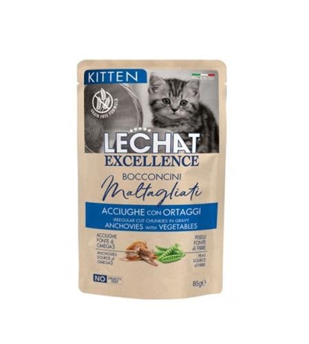 Monge LeChat Excellence Cat Wet Food With Anchovie...