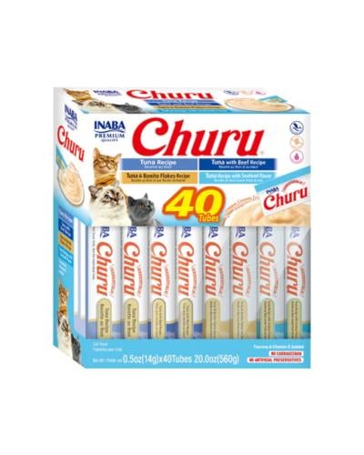 اينابا تشورو تشكيلة مكافآت للقطط من نكهات التونة 4...