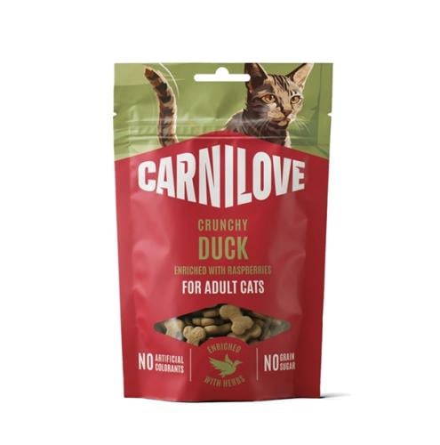 Carnilove Cat Treats With Duck & Raspberries For A...