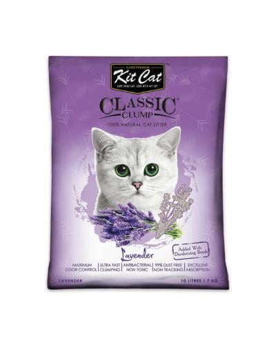 كيت كات رمل للقطط عالي التكتل, لافندر, 10 لتر