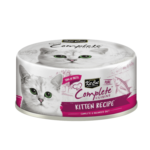 كيت كات طعام رطب متكامل بالتونة في المرق للقطط الص...