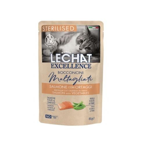 Monge LeChat Excellence Cat Wet Food With Salmon &...
