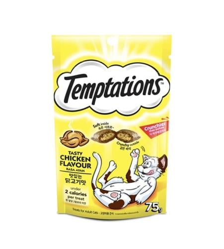 Temptations Cat Treats With Chicken- 75g