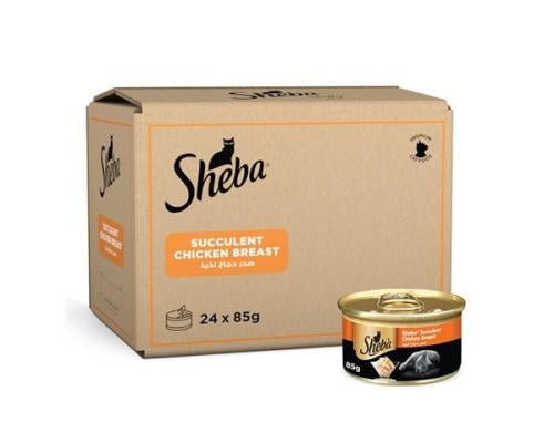 Sheba Cat Wet Food With Chicken Breasts- 24 Pieces...