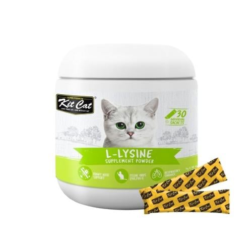 كيت كات بودرة مكمل غذائى إل-لايسين للعناية بالجهاز...