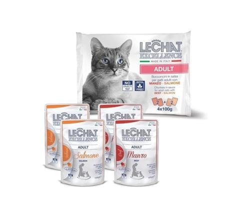 Monge LeChat Excellence Flowpack Cat Wet Food Pack...