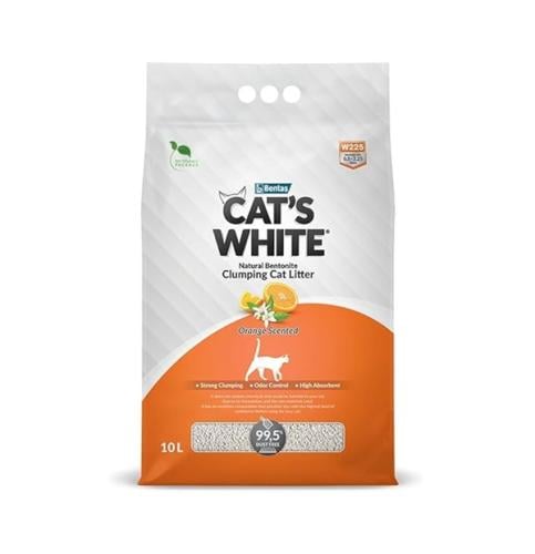 Cat's White Clumping Cat Litter, Orange Scent