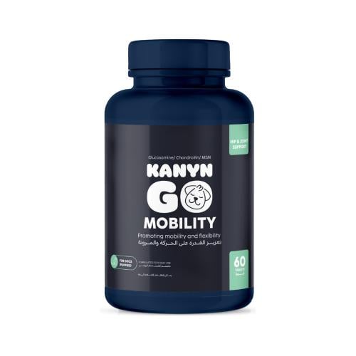 Kanyn Go Mobility Supplement For Dogs- 60 Tablets-...