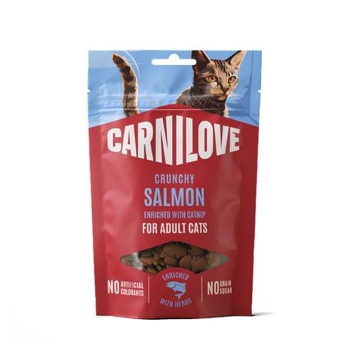 Carnilove Cat Treats With Salmon & Catnip For Adul...