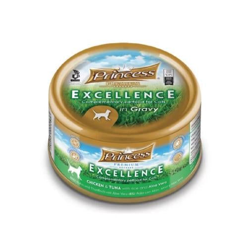 برنسيس بريميام اكسلانس طعام رطب بالدجاج، التونة، ا...