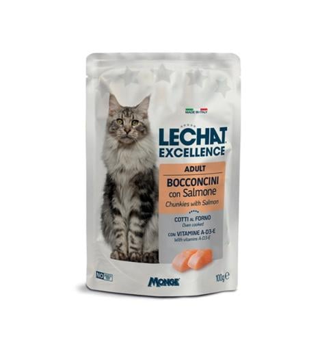 Monge LeChat Excellence Cat Wet Food With Salmon F...