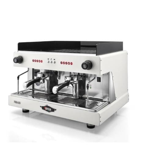 ماكينة قهوه ويجا بيجاسو ايطالي ابيض ٢ جروب مرتفع