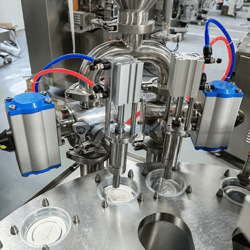 ماكينة تعبئة الكاتشب والثوم اوتوماتيك روتاري