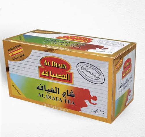شاي الضيافة للرشاقة ظروف مغلفة 25 كيس