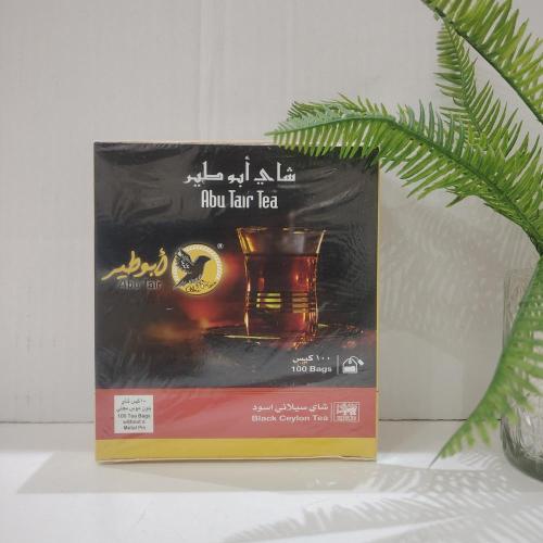 شاي أبوطير اسود ظروف 100 كيس