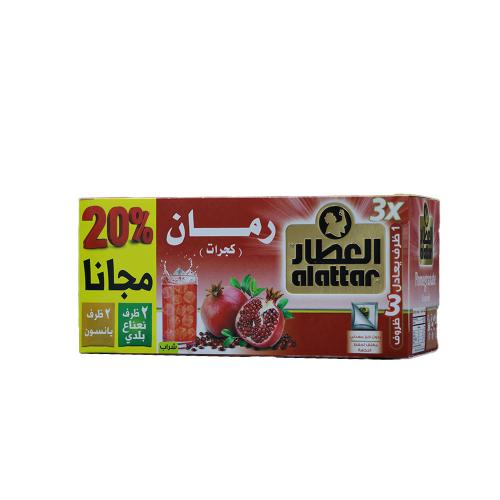 العطار - مشروب رمان 20 كيس +4مجان