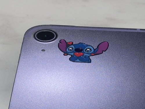 ملصق حديد شخصية ستيتش ازرق