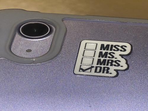 Metallic sticker Doctor 2