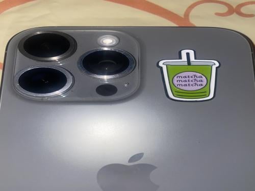 Metallic sticker Matcha 3