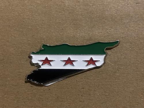 ملصق حديد علم سوريا