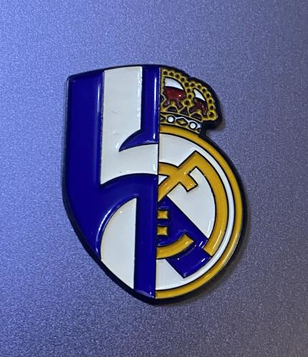 ملصق حديد شعار الهلال وريال مدريد