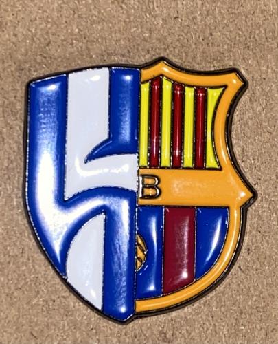 ملصق حديد شعار الهلال وبرشلونه