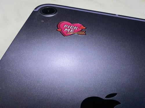 ملصق حديد pick me