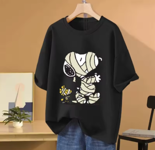 تيشرت صيفي بطبعة سنوبي