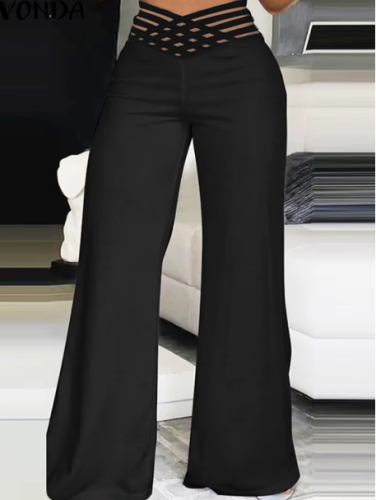 بنطال قماش باشرطه