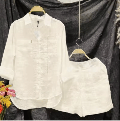 قميص نسائي قطن صيفي