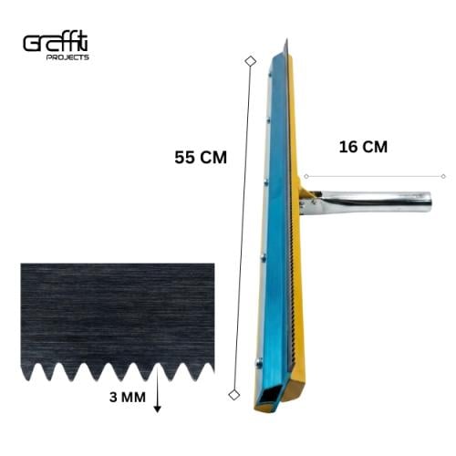 Single-blade with 3mm high teeth