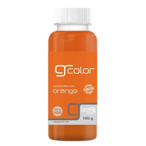 Orange liquid resin color 100g