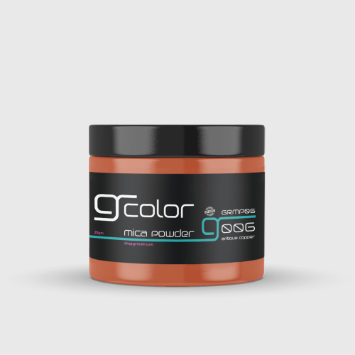 Metallic mica powder, antique copper color, graphi...