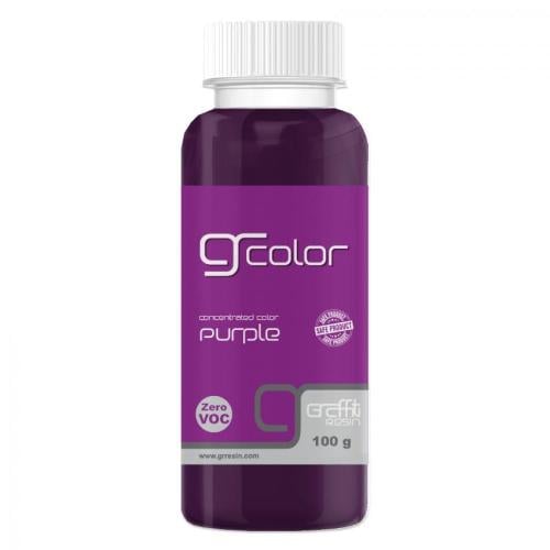 Liquid resin purple color 100 grams