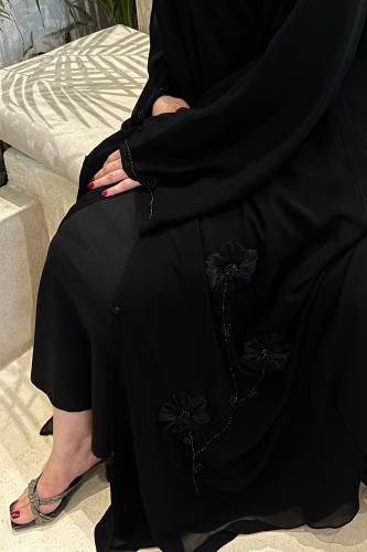 شيفون كلوش مزينة بالشك