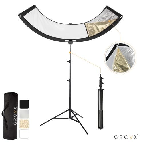 عاكس تصوير احترافي U شكل 60×180 سم مع ستاند 280 سم...