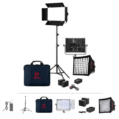 إضاءة تصوير فيديو LED احترافية ثنائية اللون جينبي...