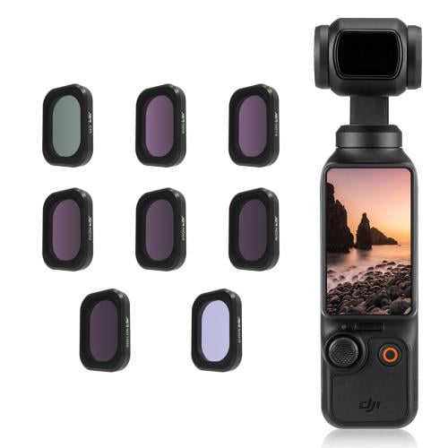 مجموعة فلاتر ٨ في ١ لـ كاميرة اوزمو بوكيت ٣ CPL ND...