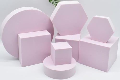 مكعبات هندسية لتصوير المنتجات والفوتوغرافي – ألوان...