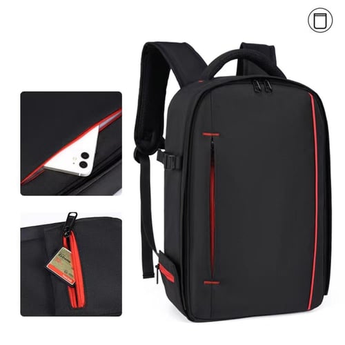 حقيبة ظهر كاميرا احترافية مقسمة للعدسات والتصوير –...