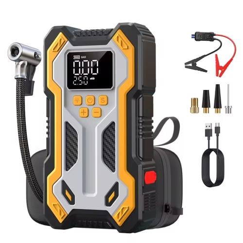 اشتراك سيارة 10000 ملي امبير مع منفاخ وشاحن متنقل...