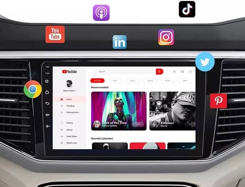 شاشة عمومي بنظام اندرويد 10 بوصة