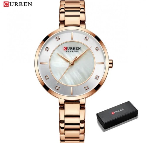 ساعة نسائية انيقة ماركة CURREN موديل 9051