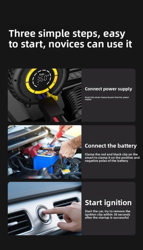 اشتراك سيارة 6000 ملي امبير مع منفاخ وشاحن نقال وك...