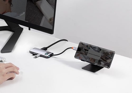 Baseus موزع متعدد المنافذ 4 في 1 نوع سي