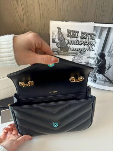 شنطة سان لورانLoulou chain bag مقاس 24cm